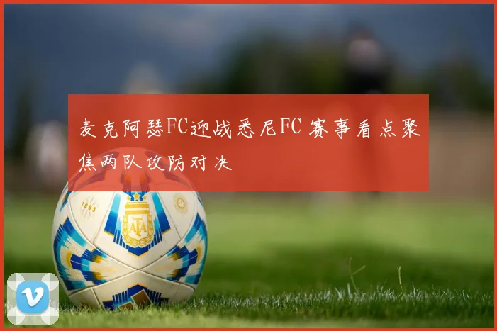 麦克阿瑟FC迎战悉尼FC 赛事看点聚焦两队攻防对决