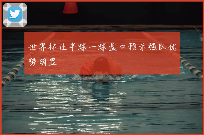 世界杯让半球一球盘口预示强队优势明显